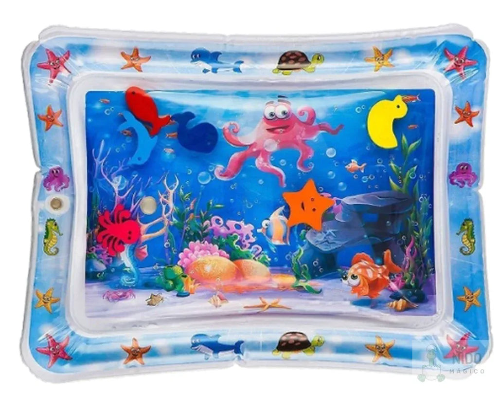 Tapete sensorial de agua, diseño de fondo marino