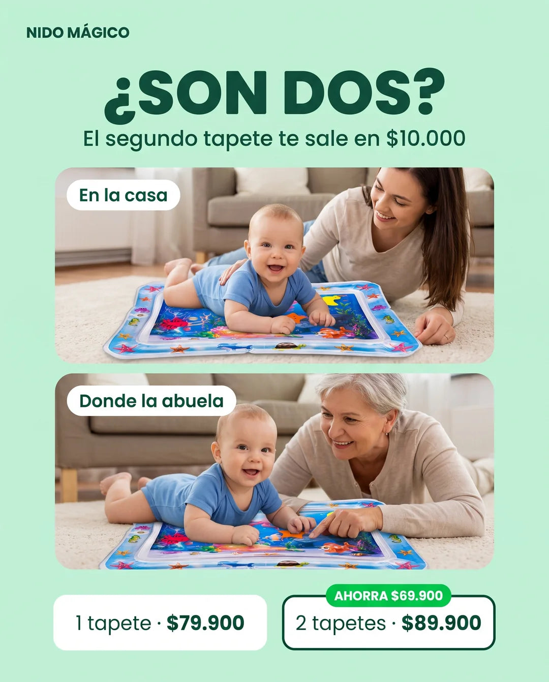 Un tapete en la casa y otro donde la abuela: el segundo sale en 10.000 pesos